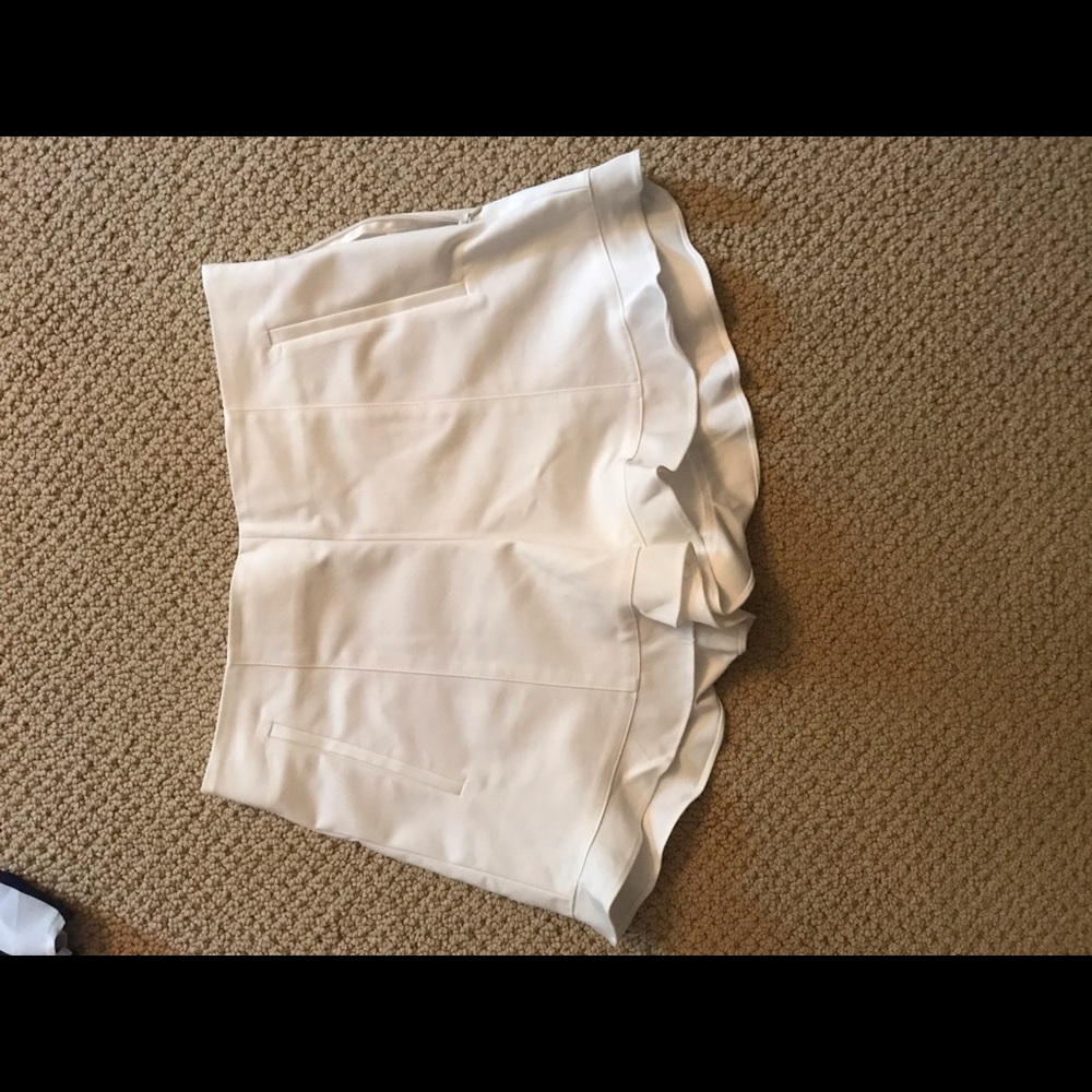 Ruffle Hem Shorts